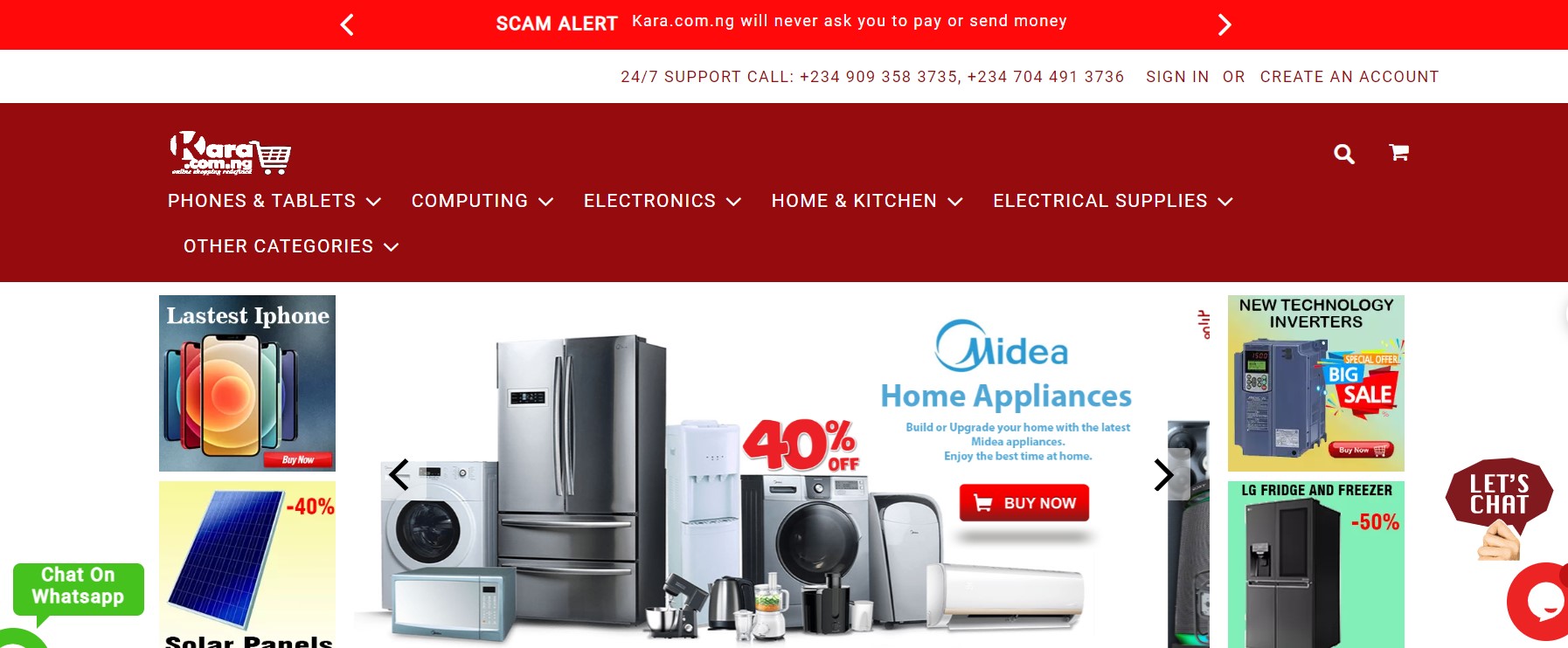 kara ecommerce website in nigeria